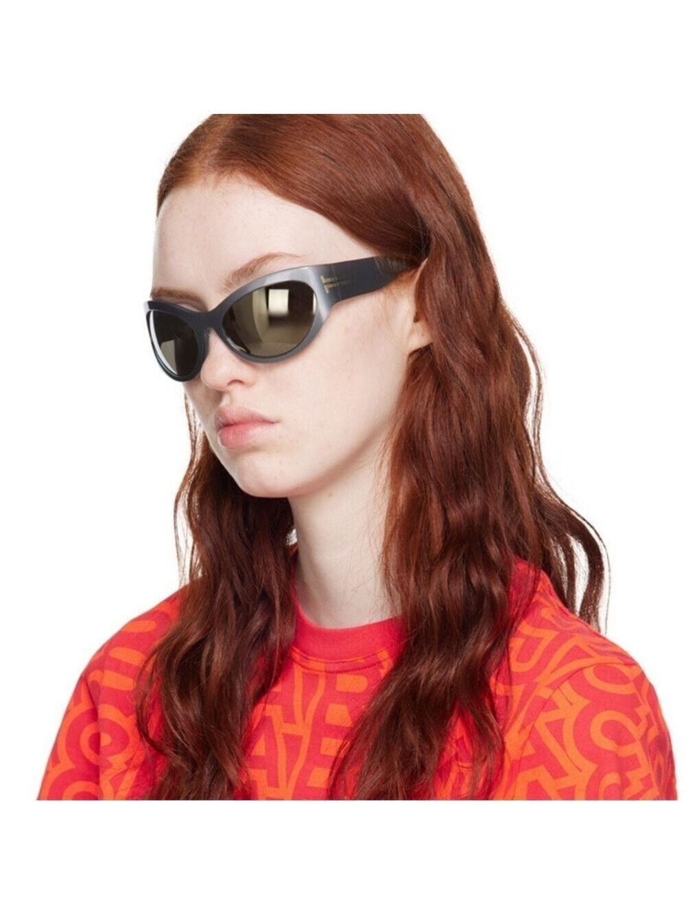 MARC JACOBS MJ 1087/S Cat Eye Wrap Sunglasses NIB All Inclusive